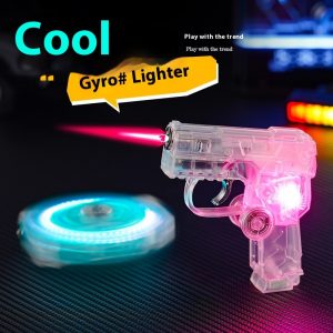 Leuchtendes transparentes Gyro-Feuerzeug